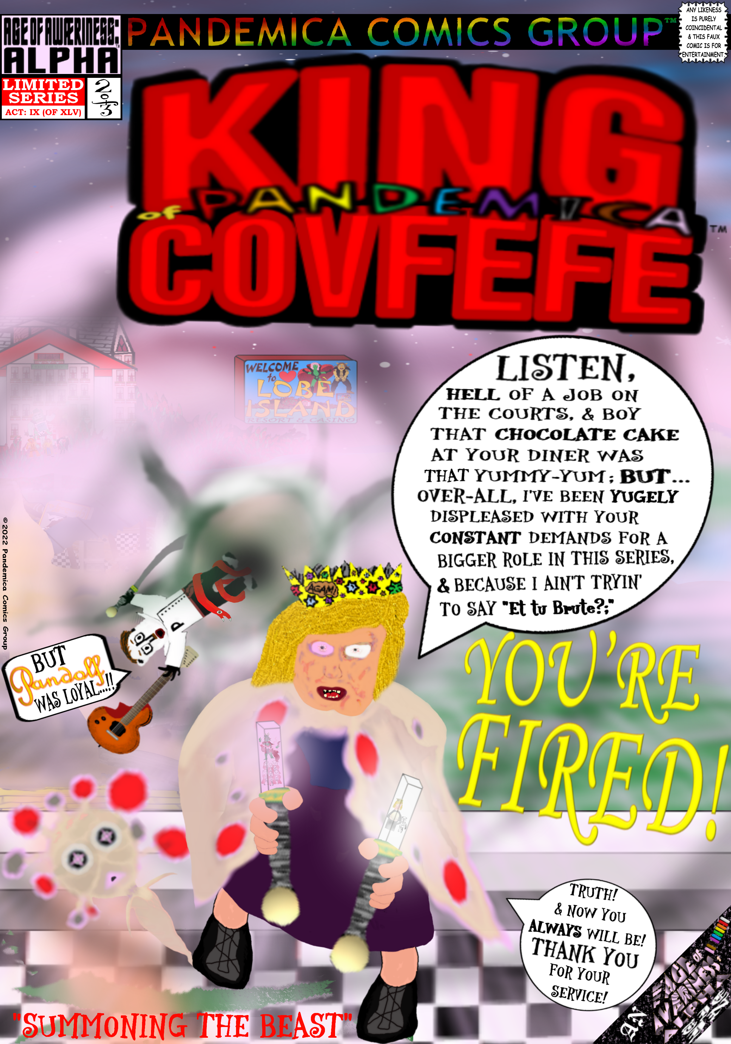 King Covfefe of Pandemica #2